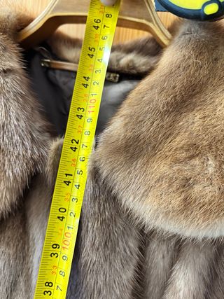 Abrigo de piel de zorro