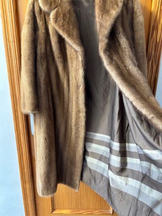 Abrigo de piel de zorro