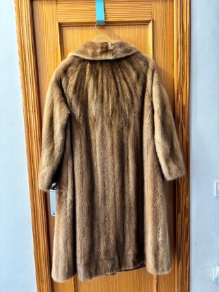Abrigo de piel de zorro