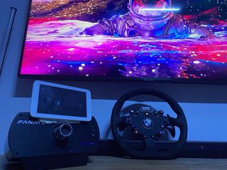 Volante BMW Sim Racing  Con base FANATEC CSL Elite