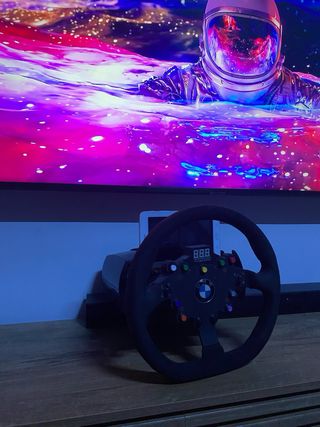 Volante BMW Sim Racing  Con base FANATEC CSL Elite