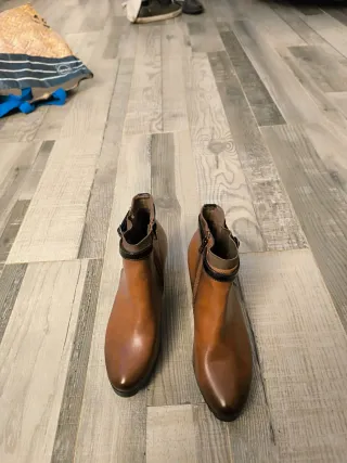 Botines de tacón ancho