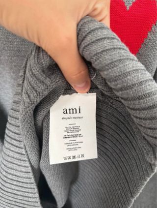 Jersey Ami Paris Gris