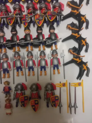 Playmobil Lote Lys Lis Medieval Castillo