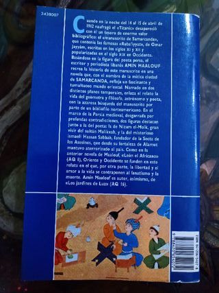 Samarcanda. Amin Maalouf. Novela Histórica.