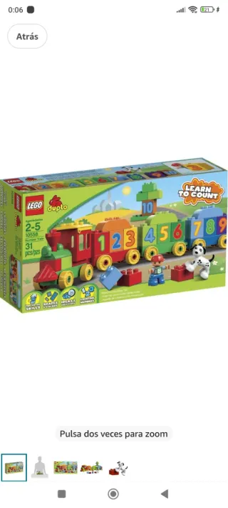 Tren LEGO Duplo numerado. 2015