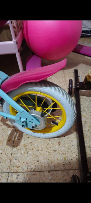 Bicicleta Peppa Pig Azul y Rosa Niña