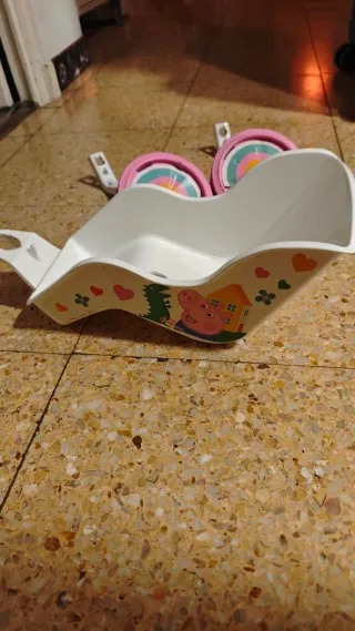 Bicicleta Peppa Pig Azul y Rosa Niña