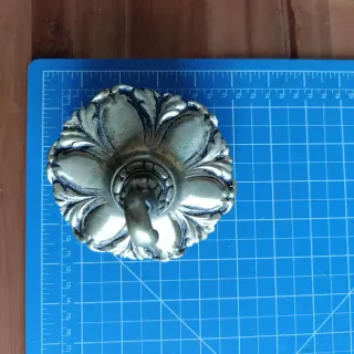 Gancho lámpara bronce