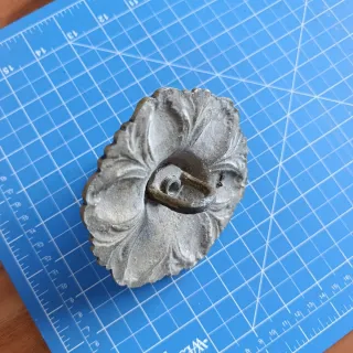 Gancho lámpara bronce