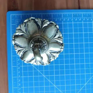 Gancho lámpara bronce