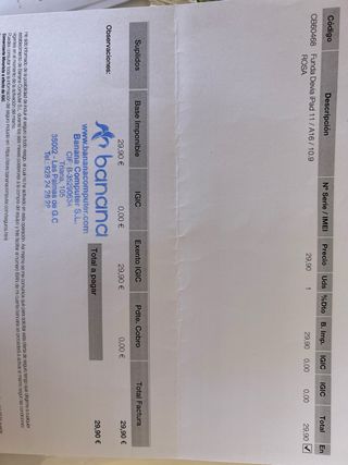 Funda iPad Devia Rosa