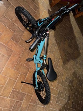 Bicicleta eléctrica Urban 20 azul