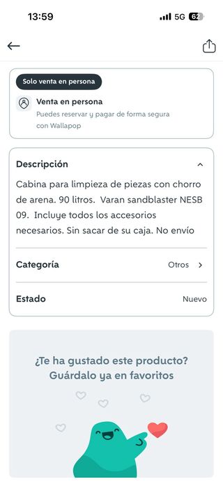 Cabina limpieza chorro de arena