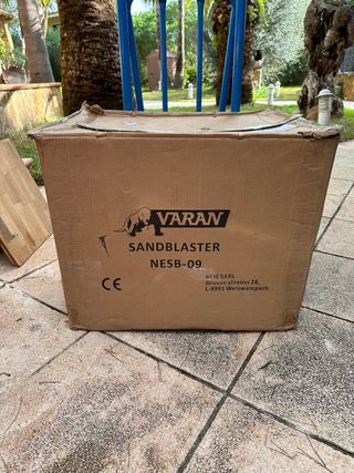 Cabina limpieza chorro de arena