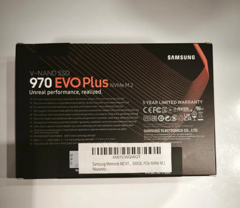 Samsung SSD 970 EVO Plus 500GB NVMe M.2 afbeelding 2