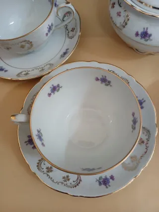 Set da caffè, porcellana Schumann