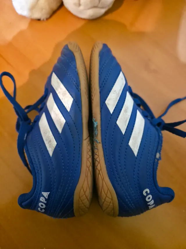 Zapatillas Adidas Fútbol Niño Azul
