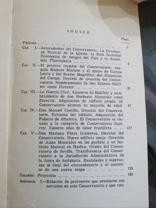 Historia del Conservatorio de Música. Sevilla.