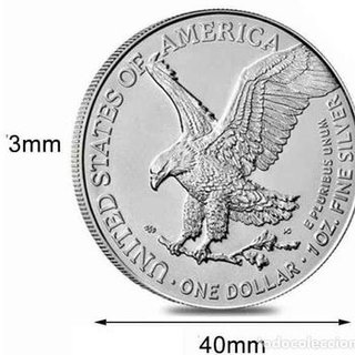 Réplica Dólar Plata American Eagle 1 oz