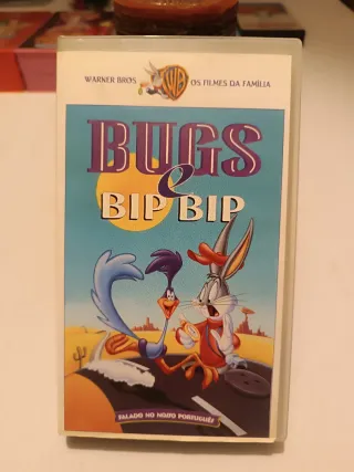 Bugs e Bip Bop VHS - Filme em Português