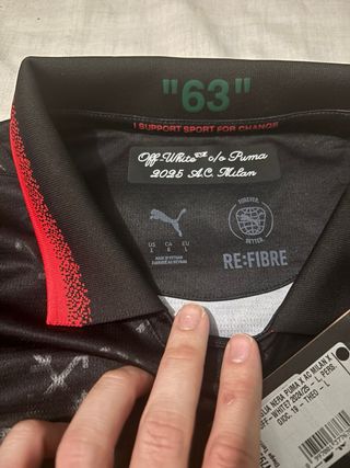 Camiseta Off-White AC Milan Edición Limitada 2025