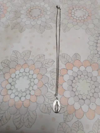 Collana Argento Madonna Miracolosa