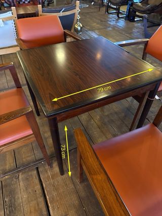 Tavolo da gioco in palissandro estensibile