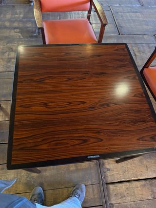 Tavolo da gioco in palissandro estensibile