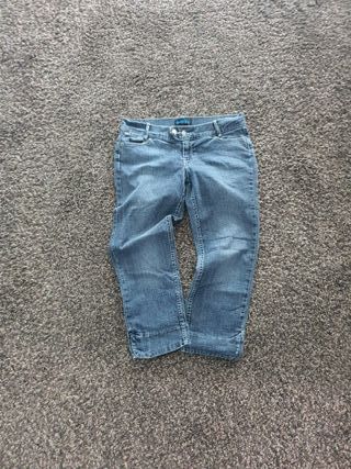 Pantalón vaquero Mango azul talla 36