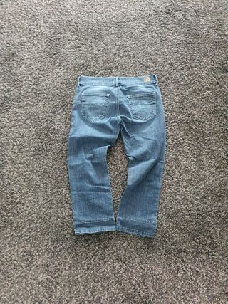 Pantalón vaquero Mango azul talla 36