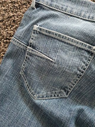 Pantalón vaquero Mango azul talla 36