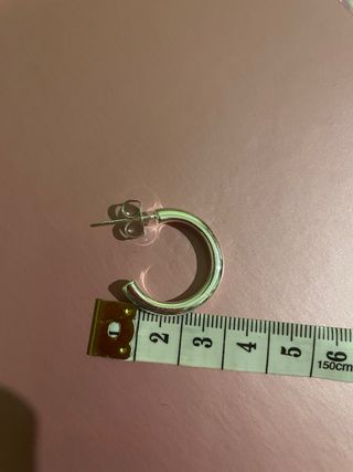 Pendientes Aros Plateados Luxenter