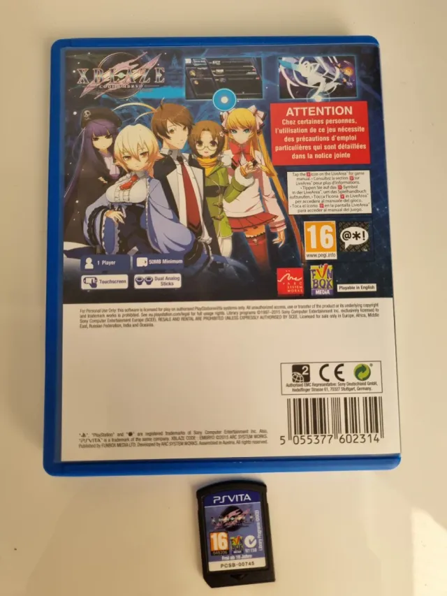 Xblaze code embryo - ps vita - pal - Jeux vidéo