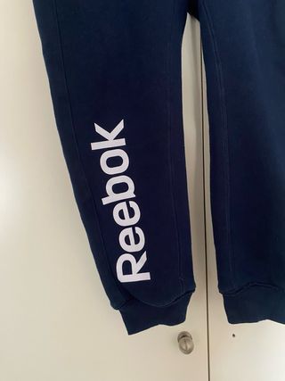 Pantalón chándal Reebok Talla M Azul