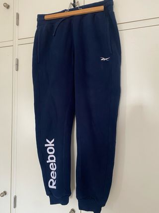 Pantalón chándal Reebok Talla M Azul