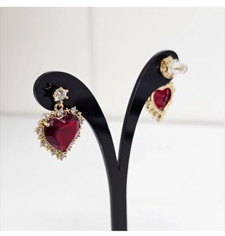 Pendientes Corazón Laminado 14k