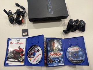 Consola PlayStation 2 Fat Negra + Accesorios