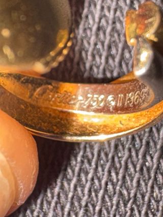 Pendientes Cartier Trinity Oro Tricolor