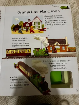 Juega con el libro del tren