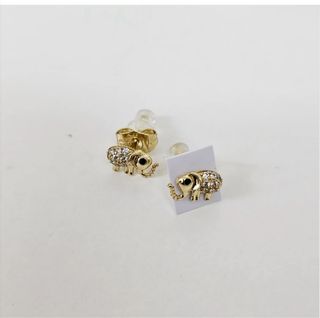 Pendientes elefante laminado 14k