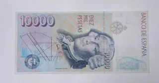 10000 Pesetas 1992 Serie N619