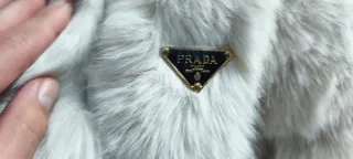 Chaquetón de pelo  blanco