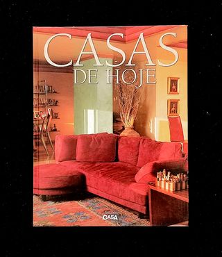 Livro vintage com ideias decoração de interiores