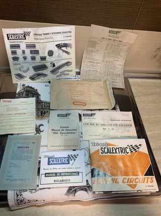 Scalextric Exin TC 35 Sobre  documentacion tc850