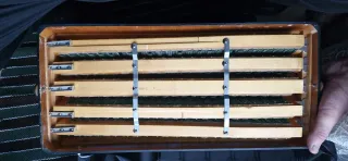 Acordeón de botones se hace cambio por de teclas