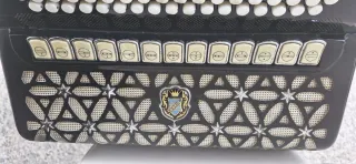 Acordeón de botones se hace cambio por de teclas