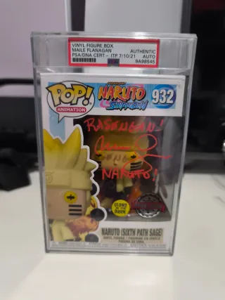 Funko Pop! Naruto 932 Firmado por Maile Flanagan