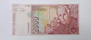 2000 Pesetas 1992 Serie 4Z22