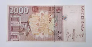 2000 Pesetas 1992 Serie 4Z22